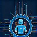 Icono ilustrativo de automatización de procesos con robots de software